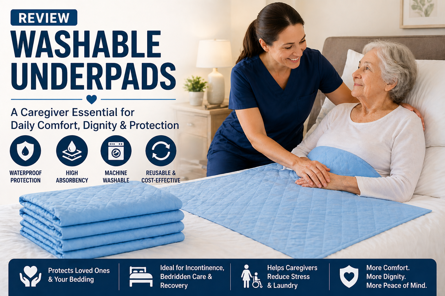 Washable Underpads Review: A Caregiver Essential I Wish I Had Sooner