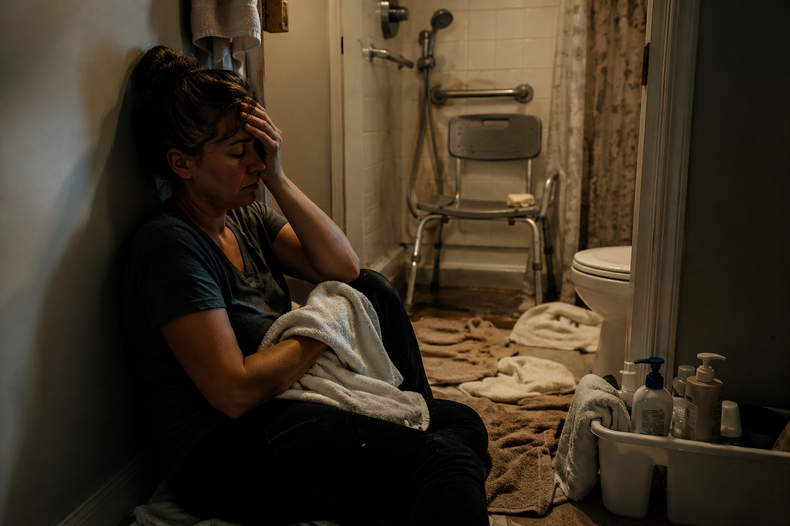 What Makes Showering Someone So Exhausting (And What Helps)