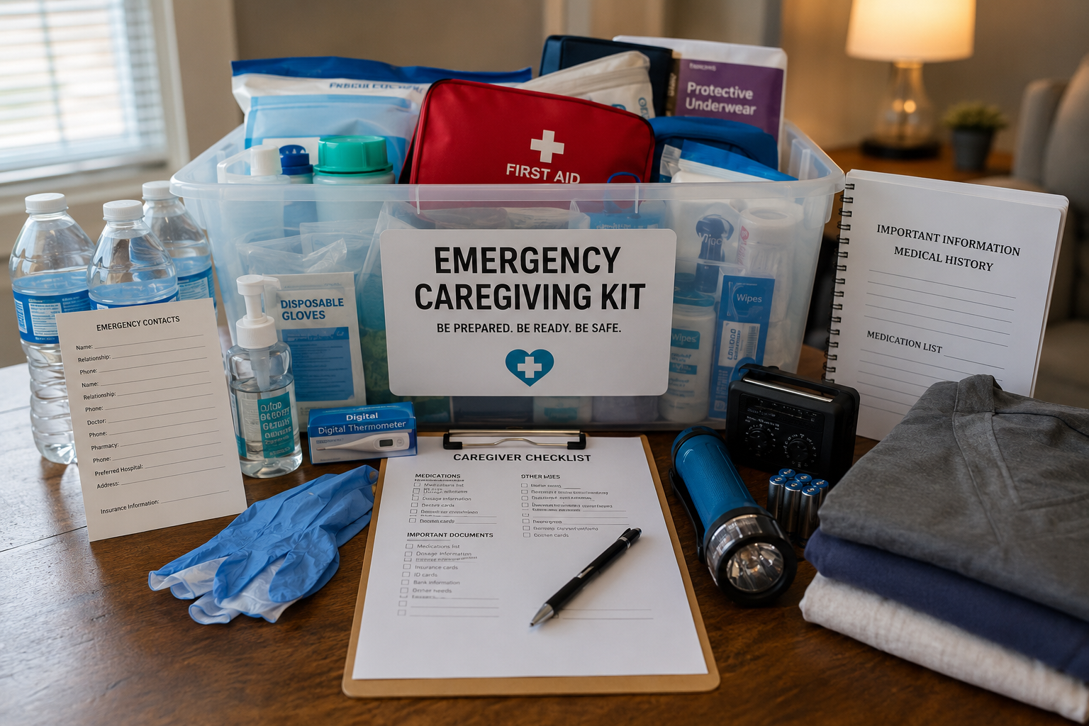 Emergency Caregiving Kit: What Every Home Needs