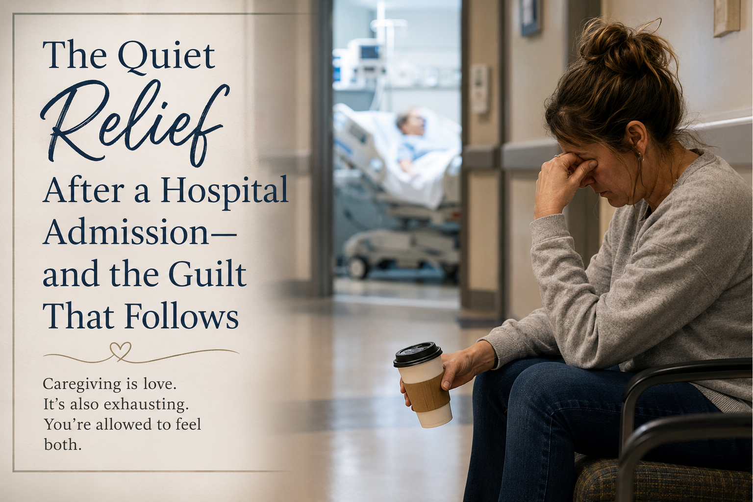 The Quiet Relief After a Hospital Admission—and the Guilt That Follows